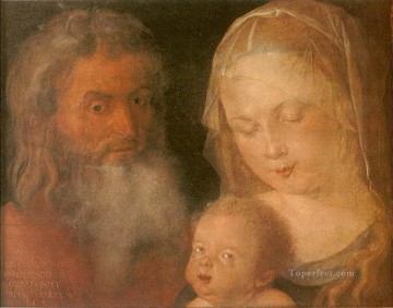 アルブレヒト・デューラー Painting - 聖家族 アルブレヒト・デューラー